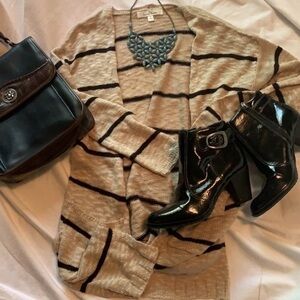 LOVE TREE OPEN FRONT CARDIGAN